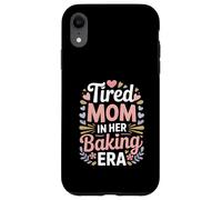 Tired Mom In Her Baking Era Cute Pastel Hearts Case for iPhone XR