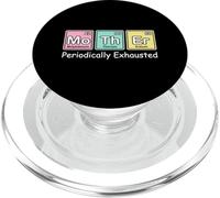 Tired Mom Science Teacher Laboratory Research Educator PopSockets PopGrip for MagSafe