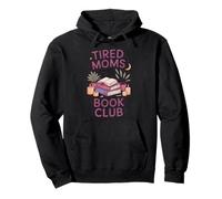 Tired Moms Book Club, Coffee, Chaos & Chapters Pullover Hoodie