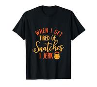 Tired of Snatches I Jerk Kettlebell T-Shirt
