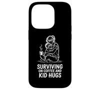 Tired Parenting Love Coffee Parent Case for iPhone 14 Pro