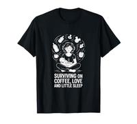 Tired Parenting Love Coffee Parent T-Shirt