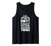 Tired Parents in Chaos - fraternal twins Tank Top