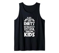 Tired Parents in Chaos - two kids Tank Top