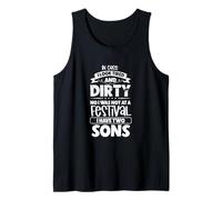 Tired Parents in Chaos - two sons Tank Top