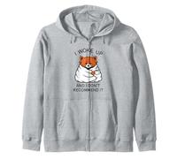 Tired Red Panda i woke up and i don't recommend it w Coffee Zip Hoodie