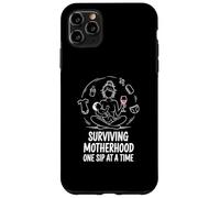 Tired Sip Mom Surviving Motherhood Case for iPhone 11 Pro Max