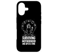 Tired Sip Mom Surviving Motherhood Case for iPhone 17