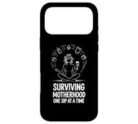 Tired Sip Mom Surviving Motherhood Case for iPhone 17 Pro Max