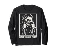Tired Toddlers Parent in The Toddler Phased Ironic Mom Dad Long Sleeve T-Shirt