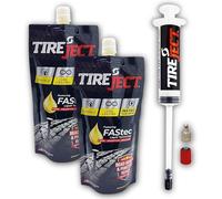TireJect Full-Size Truck/SUV Instant Tire Repair Sealant Kit (2-Pack with Injector) - Seal Punctures & Bead Leaks