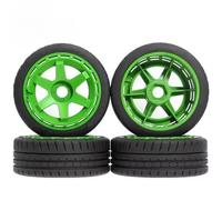Tires Rubber 4Pcs 110mm 17mm Hex For KM WRC Citron C3 For MJX For Hyper Go 7303 7304 1/7 RC Car For Rally Off-Road For Buggy Upgrades Parts Rc Parts