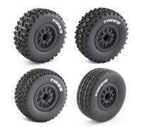 Tires Wheels Set For Traxxas For Slash 2WD 4×4 For Arrma 1/10 Rc | Off-road short course truck tires deliver traction and stable cornering on dirt and gravel tracks. RC Tires Hub Wheel