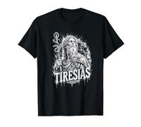 Tiresias Greek Mythology Blind Prophet Oracle Value Graphic T-Shirt, Men, Black, L