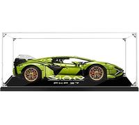 Tirff Acrylic Display Case Compatible with Lego 42115 Lamborghini Sián FKP 37, Dustproof Showcase for 42115 (Without Model Kit)