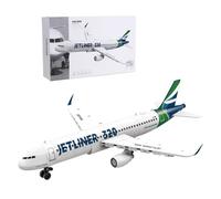 Tirff Airbus A320 Jetliner Building Set, Commercial Aeroplane Model Kit, STEM Aviation Toy for Kids & Adults, Incompatible with Major Bricks, 408 Pieces