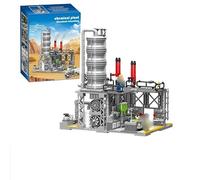 Tirff Chemical Plant Modular Building Sets, 717 PCS Chemicals Laboratory Building Blocks Kit with Minifigures, Modular House Construction Toy Sets for Kids Adult, Compatible with Lego