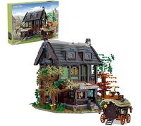 Tirff Modular House Building, 2710 Pieces Medieval Inn Street View Architecture Building Set with LED Lights, Modular House Construction Toy Sets for Kids Adult, Compatible with Lego