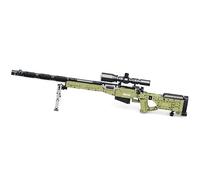Tirff Technic Gun Building Blocks, 1336+ Pieces AWM Sniper Rifle Building Blocks Set, Shootable Gun with Bullets Military Building Set, Military Shooting Weapon Model for Adults Kids