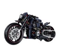 Tirff Technic Motorbike Building Set for Harley Night Luther, 623Pcs Technic Motorcycle Model Construction Toys, Technic Mountain Bike Racing Motorcycle Model Compatible with Lgo