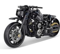 Tirff Technic Motorcycle Building Kit for Harley-Davidson, 1:8 Technic Motorbike Construction Model, Racing Motorcycle Building Kit for Adults - 586 Pieces