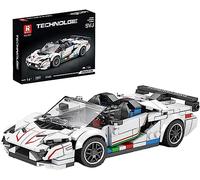 Tirff Technology Sports Car for Lambor Aventador SVJ, 382 Pieces Racing Car Model, Supercar Model Building Blocks Sets, Collectible Race Car Model Building Kit, Compatible with L*go Technology