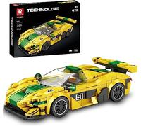 Tirff Technology Sports Car for McLare P1 GTR, 368 Pieces Racing Car Model, Supercar Model Building Blocks Sets, Collectible Race Car Model Building Kit, Compatible with L*go Technology