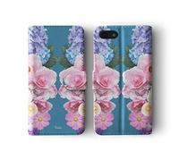 Tirita Flip Wallet Case Compatible with iPhone 7/8 / SE 2020 / SE 2022 Cover PU Leather Botany Hydrangea Floral Flowers