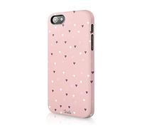Tirita Hard Phone Case Compatible with iPhone 11 Pro Max Love Floating Falling Hearts Rain Polka