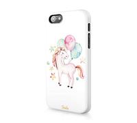 Tirita Hard Phone Case Cover Compatible with iPhone 11 Magical Unicorns Heart Pastel Colours Pink Stars