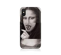 Tirita Hard Phone Case Cover Compatible with iPhone 11 Masterpiece Art Famous Artists Mona Lisa Lollypop