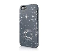 Tirita Hard Phone Case Cover Compatible with iPhone 11 Pro Celestial Moon Stars Rocket Universe Space