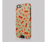 Tirita Hard Phone Case Cover Compatible with iPhone 11 Pro Comic Funny Retro 80s Lightning Bolt Cassette Tape