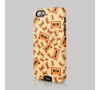 Tirita Hard Phone Case Cover Compatible with iPhone 11 Pro Comic Funny Retro 80s Lightning Bolt Cassette Tape