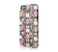 Tirita Hard Phone Case Cover Compatible with iPhone 11 Pro Skulls Catrina Roses Dead Crow Raven