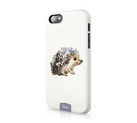 Tirita Hard Phone Case Cover Compatible with iPhone 11 Wild Animals Watercolour Art Hedgehog Owl Robin Fox Rabbit Bear