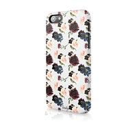 Tirita Hard Phone Case Cover Compatible with iPhone 12 & 12 Pro Floral Flowers Gold Monochrome Bouquet