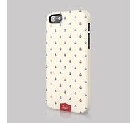 Tirita Hard Phone Case Cover Compatible with iPhone 12 & 12 Pro Marine Navy Nautical Navy Anchors Polka Dot