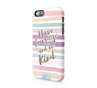 Tirita Hard Phone Case Cover Compatible with iPhone 12 & 12 Pro PRINTED GLITTER, NOT REAL GLITTER Inspirational Life Quotes Have Courage And Be Kind