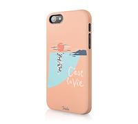 Tirita Hard Phone Case Cover Compatible with iPhone 12 Mini Seaside Boats C'est La Vie
