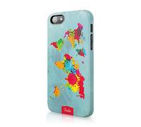 Tirita Hard Phone Case Cover Compatible with iPhone 12 Mini World Travel Map Earth Continents