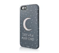 Tirita Hard Phone Case Cover Compatible with iPhone 12 Pro Max PRINTED GLITTER, NOT REAL GLITTER Luna Moon Space Stay Wild Moon Child
