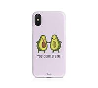 Tirita Hard Phone Case Cover Compatible with iPhone 7/8 / SE 2020 / SE 2022 Mexican Exotic Nature Clipart You Complete Me Avocado