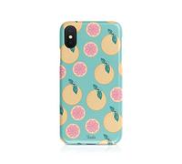 Tirita Hard Phone Case Cover Compatible with iPhone Xr Summer Tropical Fruit Scrapbook Orange Citrus Slices