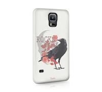 Tirita Hard Phone Case Cover Compatible with Samsung Galaxy S10 Plus Skulls Catrina Roses Dead Crow Raven