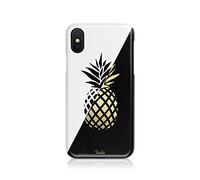 Tirita Hard Phone Case Cover Compatible with Samsung Galaxy S10 Summertime Quotes Summer Saying Pineapple Ananas Hawaii Gold