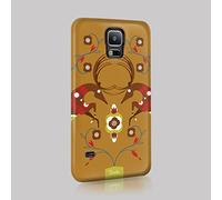 Tirita Hard Phone Case Cover Compatible with Samsung Galaxy S20 Folk Vintage Country Brown Geometric Wild Horses