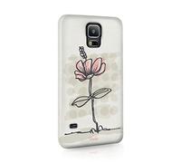 Tirita Hard Phone Case Cover Compatible with Samsung Galaxy S20 Plus Japanese Abstract Art Paint Stained Flower