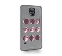 Tirita Hard Phone Case Cover Compatible with Samsung Galaxy S20 Plus PRINTED GLITTER, NOT REAL GLITTER Luna Moon Space Moon Phases