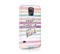 Tirita Hard Phone Case Cover Compatible with Samsung Galaxy S20 Plus PRINTED GLITTER, NOT REAL GLITTER Inspirational Life Quotes Have Courage And Be Kind